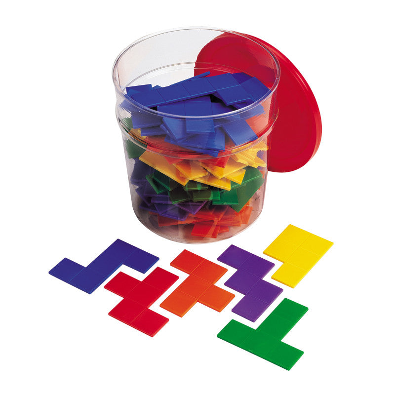 LEARNING RESOURCES - Rainbow™ Premier Pentominoes, Pack of 72