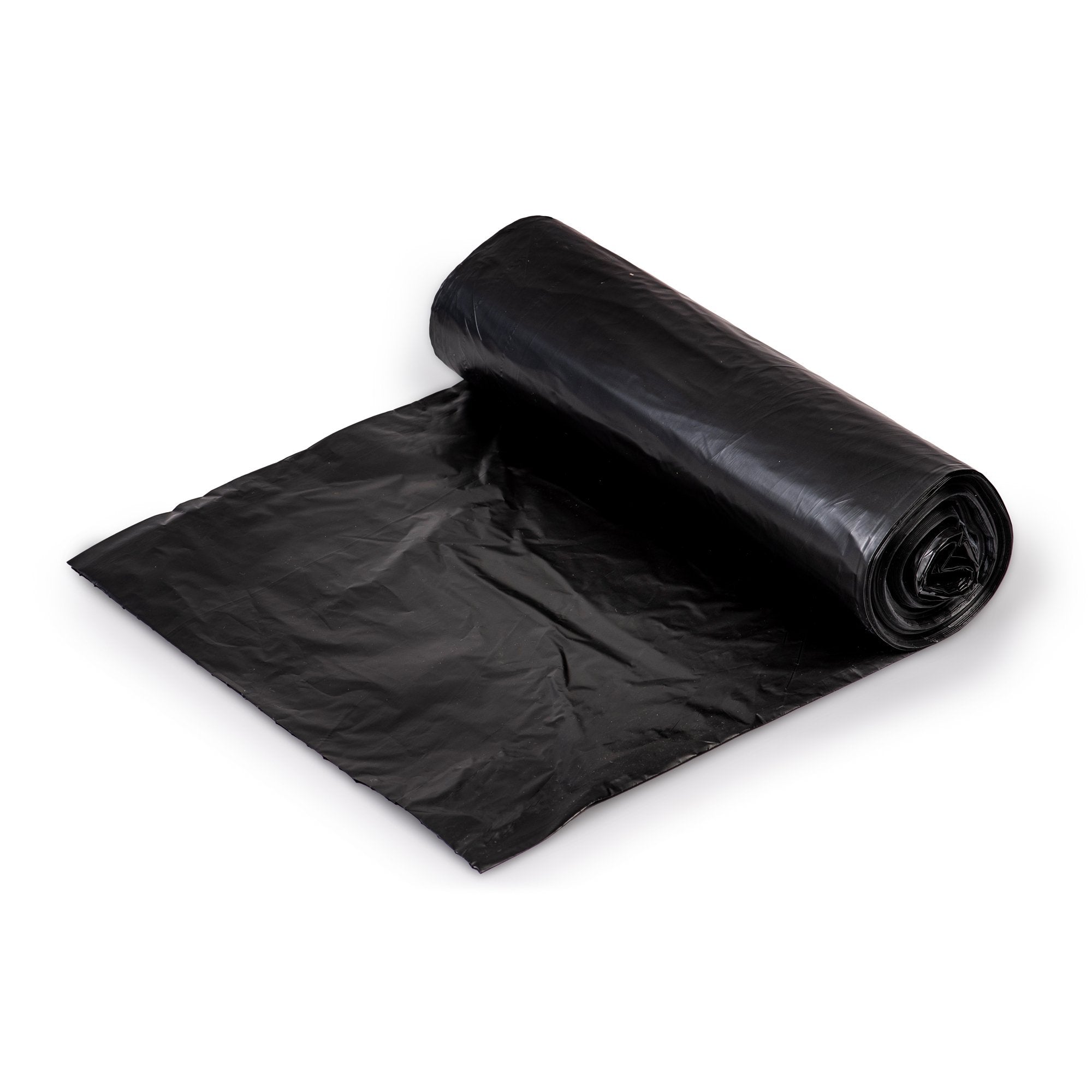 Colonial Bag Corp - Trash Bag Colonial Bag 60 gal. Black HDPE 17 Mic. 38 X 58 Inch X-Seal Bottom Coreless Roll [200/CS]