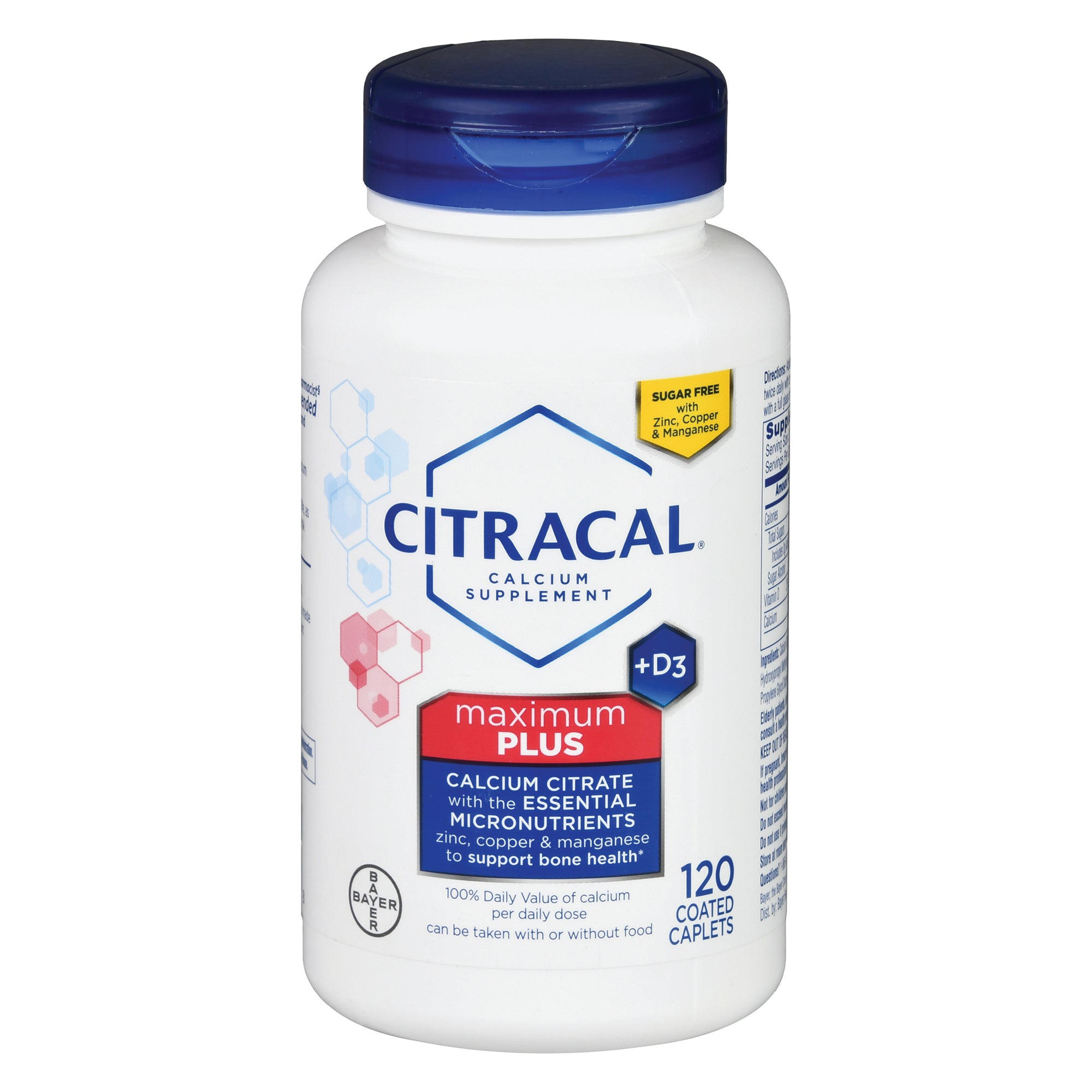 Bayer - Joint Health Supplement Citracal® Max Calcium / Vitamin D 315 mg - 250 IU Strength Caplet 120 per Bottle [1/BT]