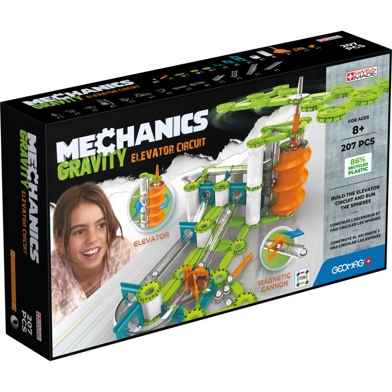 GEOMAG - Mechanics Gravity Elevator Circuit Recycled, 207 Pieces