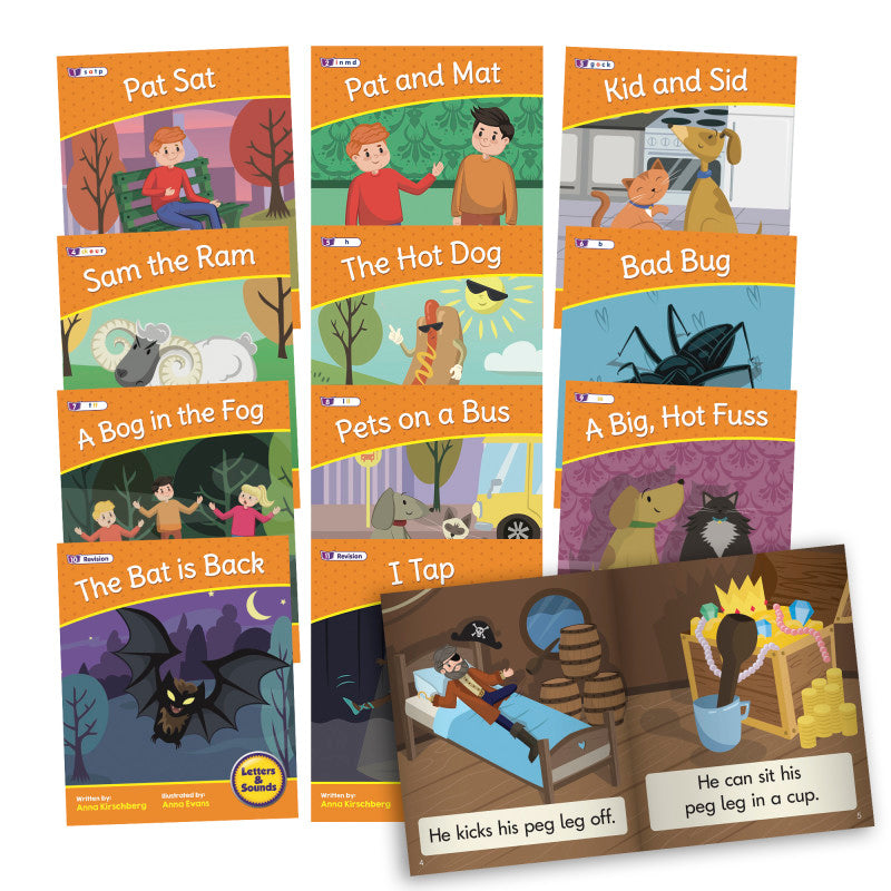 JUNIOR LEARNING - Letters & Sounds Phase 2 Set 2 Fiction