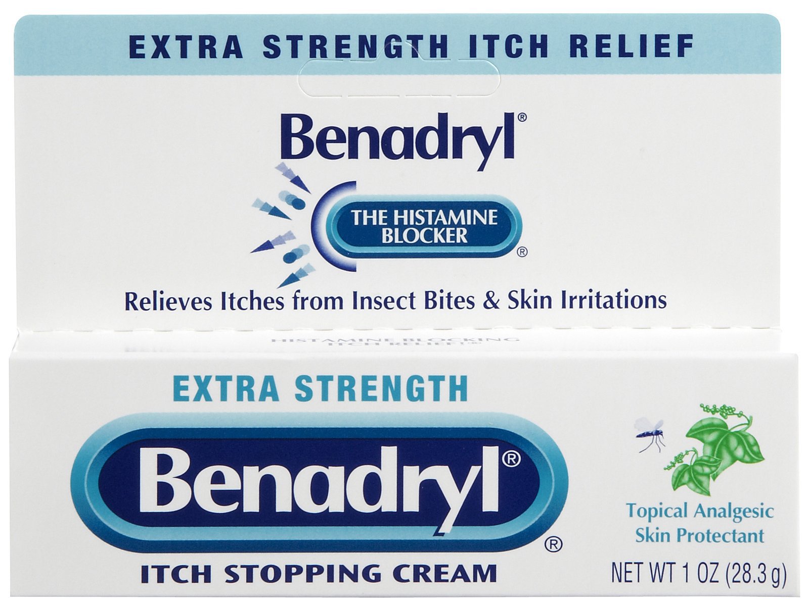 Johnson & Johnson Consumer - Itch Relief Benadryl® Original Strength 1% - 0.1% Strength Cream 1 oz. Tube [24/CS]