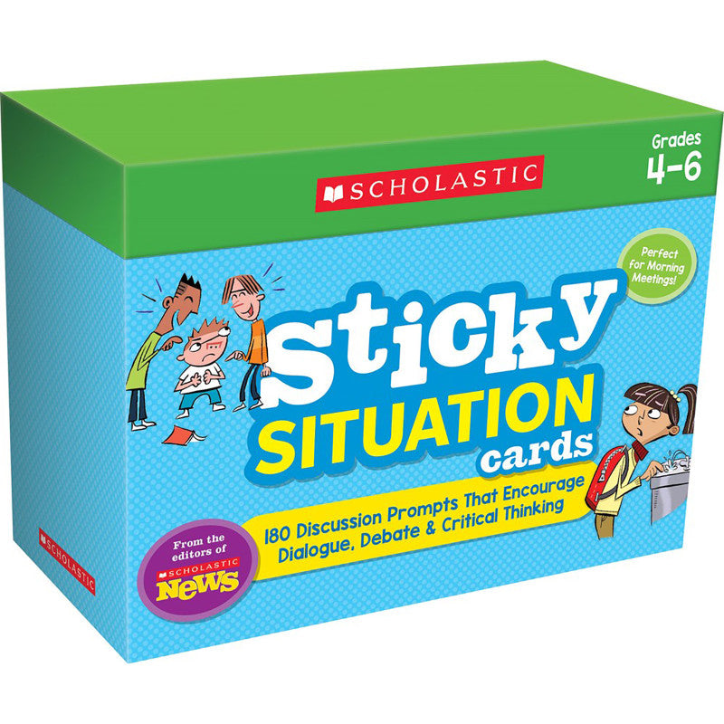 SCHOLASTIC TEACHING SOLUTIONS - News Sticky Situation Cards: Grades 4-6