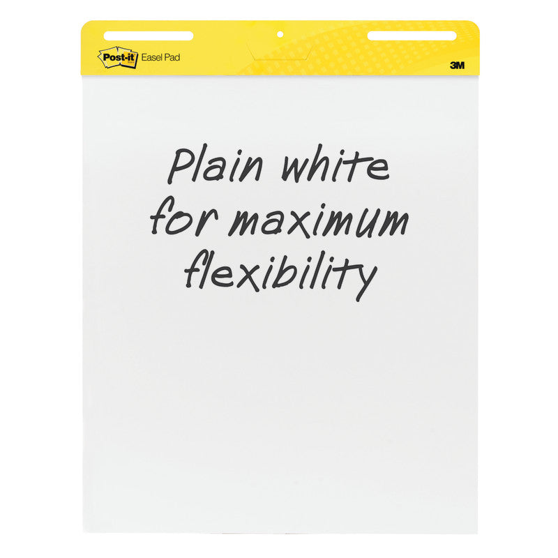 POST-IT - Super Sticky Easel Pad, 25" x 30", White, 30 Sheets/Pad, 2 Pads