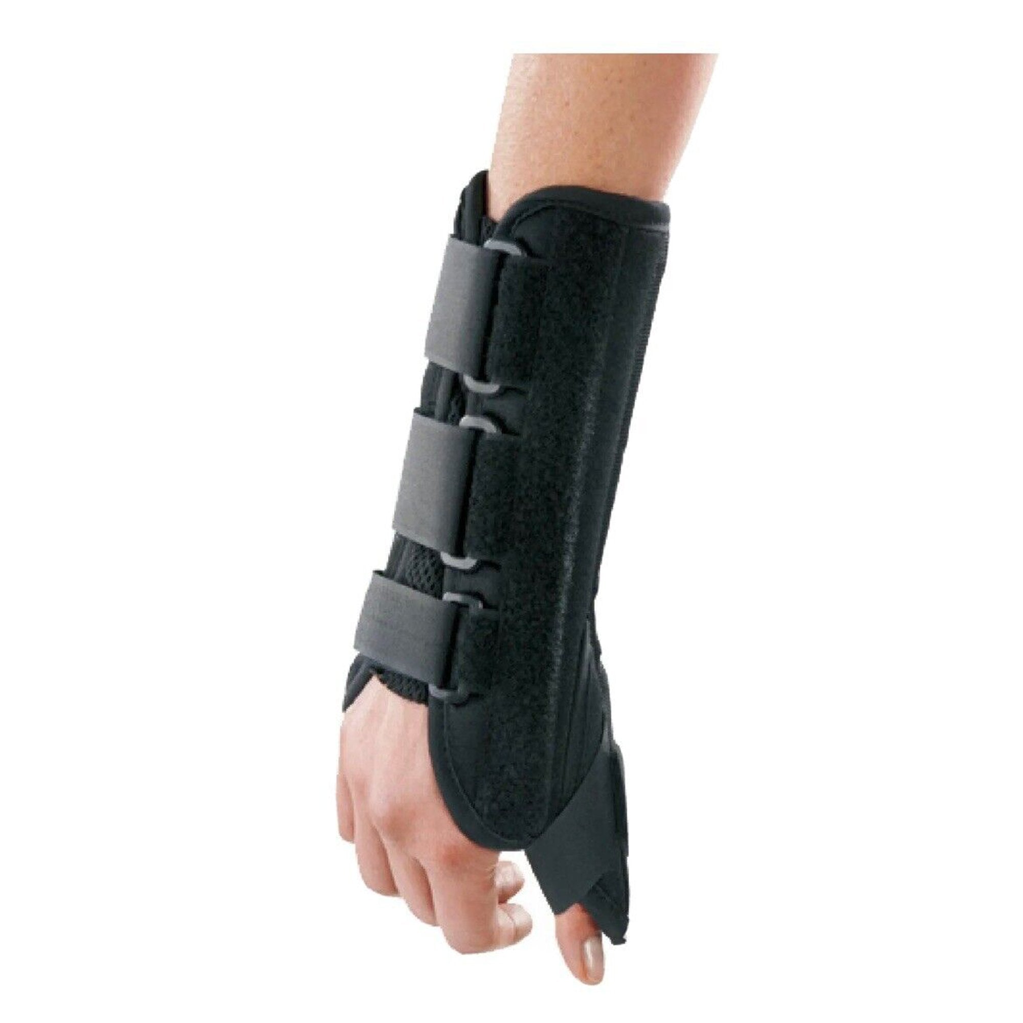 Breg - Wrist Brace with Thumb Spica Apollo Universal Aluminum / Foam Right Hand Black One Size Fits Most [1/EA]