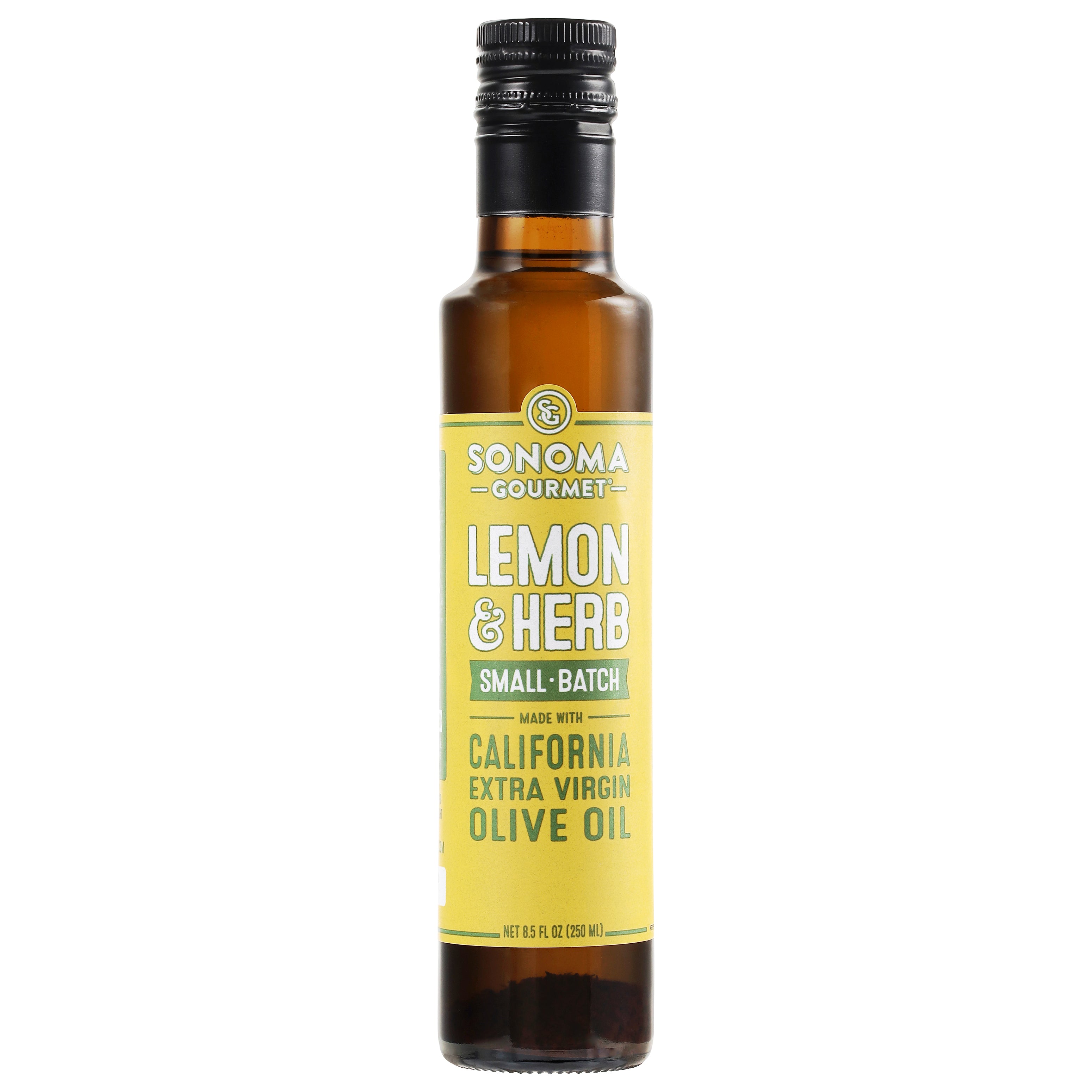 Sonoma Gourmet Small-Batch Lemon & Herb Olive Oil 8.5 fl oz - Case of 6