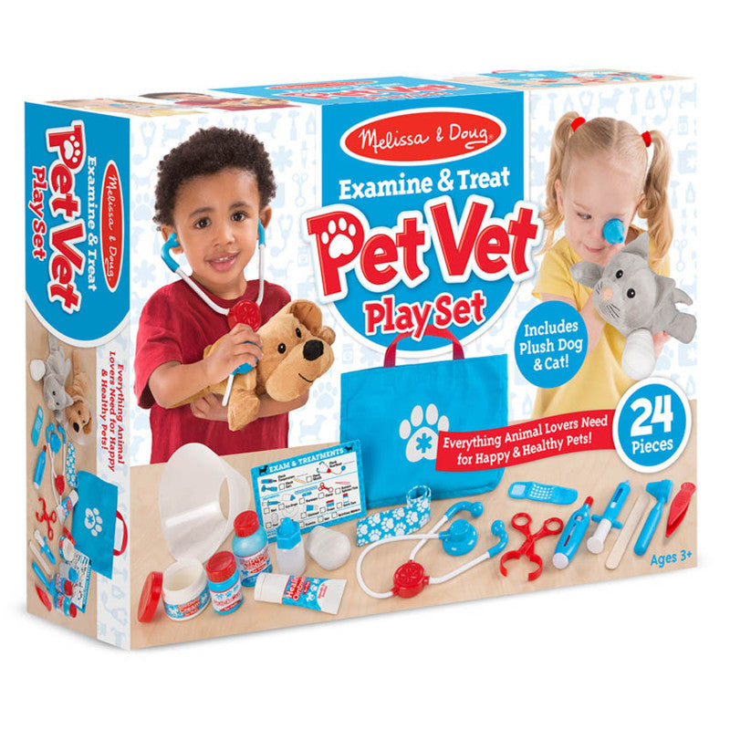 MELISSA & DOUG - Examine & Treat Pet Vet Play Set
