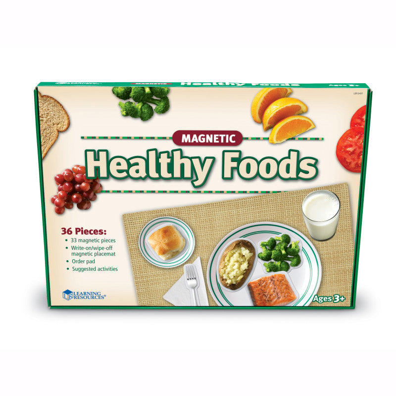 LEARNING RESOURCES - Pretend & Play® Magnetic Healthy Foods Set