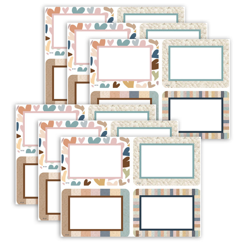 TEACHER CREATED RESOURCES - Everyone is Welcome Name Tags/Labels, 36 Per Pack, 6 Packs