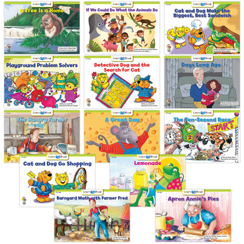 CREATIVE TEACHING PRESS - Learn to Read Variety Pack 15 Level G-H, 13 Books