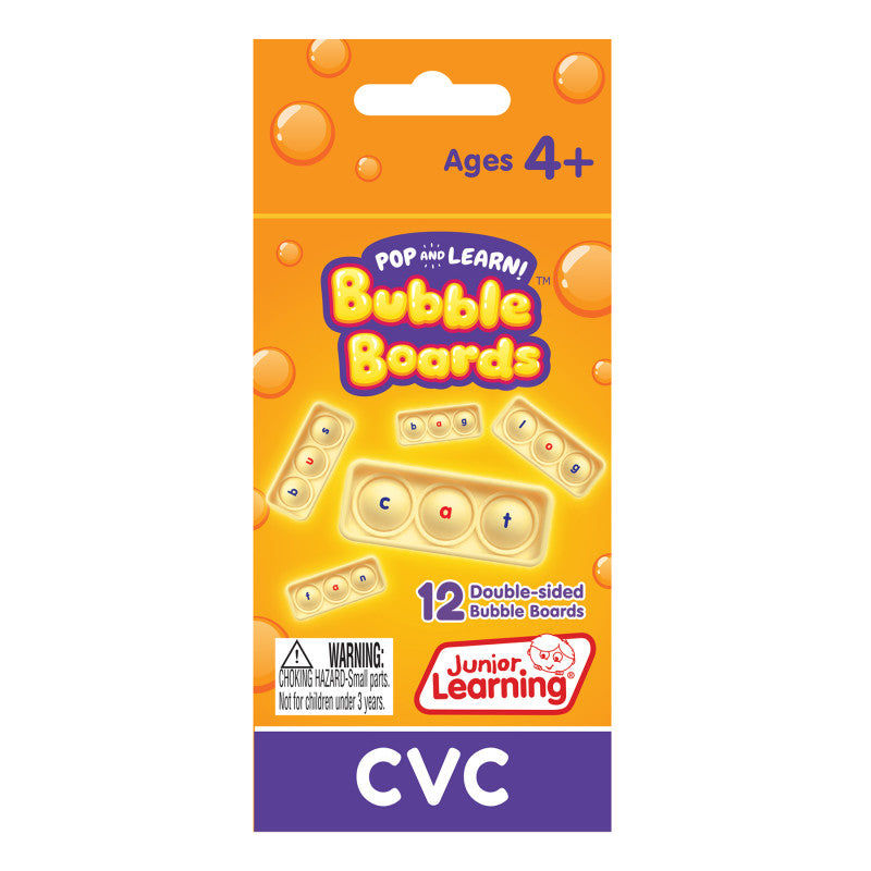 JUNIOR LEARNING CVC Pop and Learn™ Bubble Boards