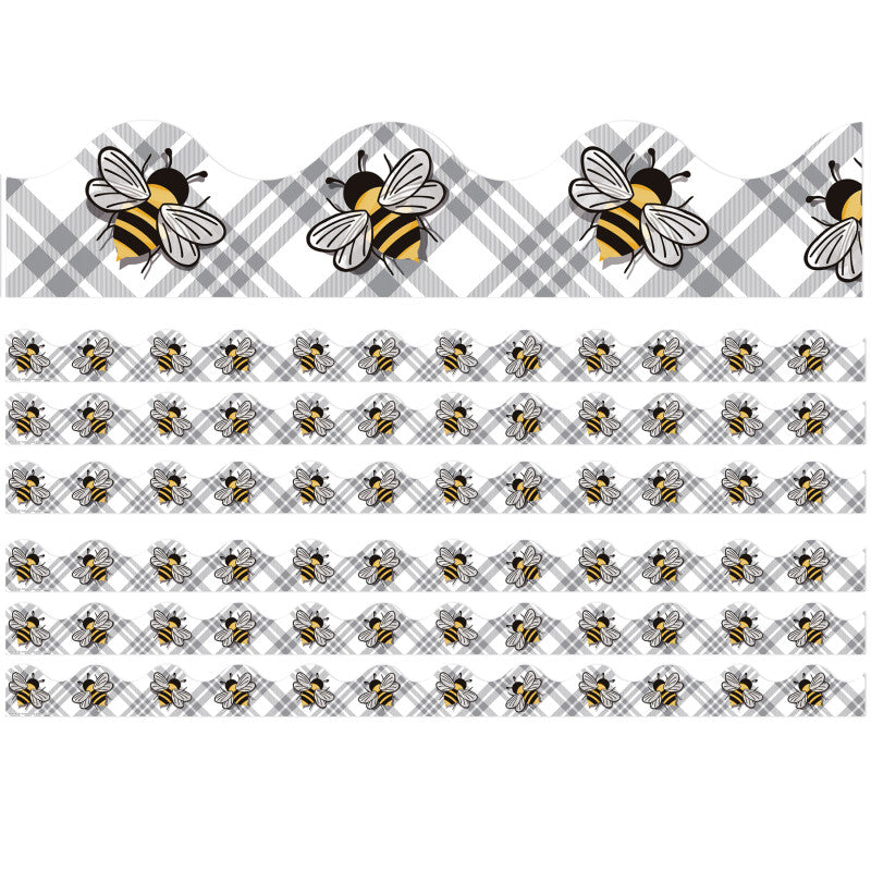 EUREKA - The Hive Bees Deco Trim®, 37 Feet Per Pack, 6 Packs