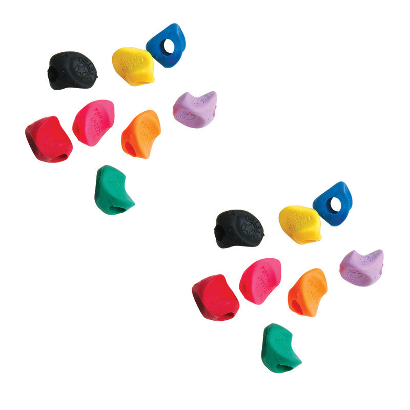 MOON PRODUCTS - Stetro Pencil Training Grip, Assorted Colors, 36 Per Pack, 2 Packs