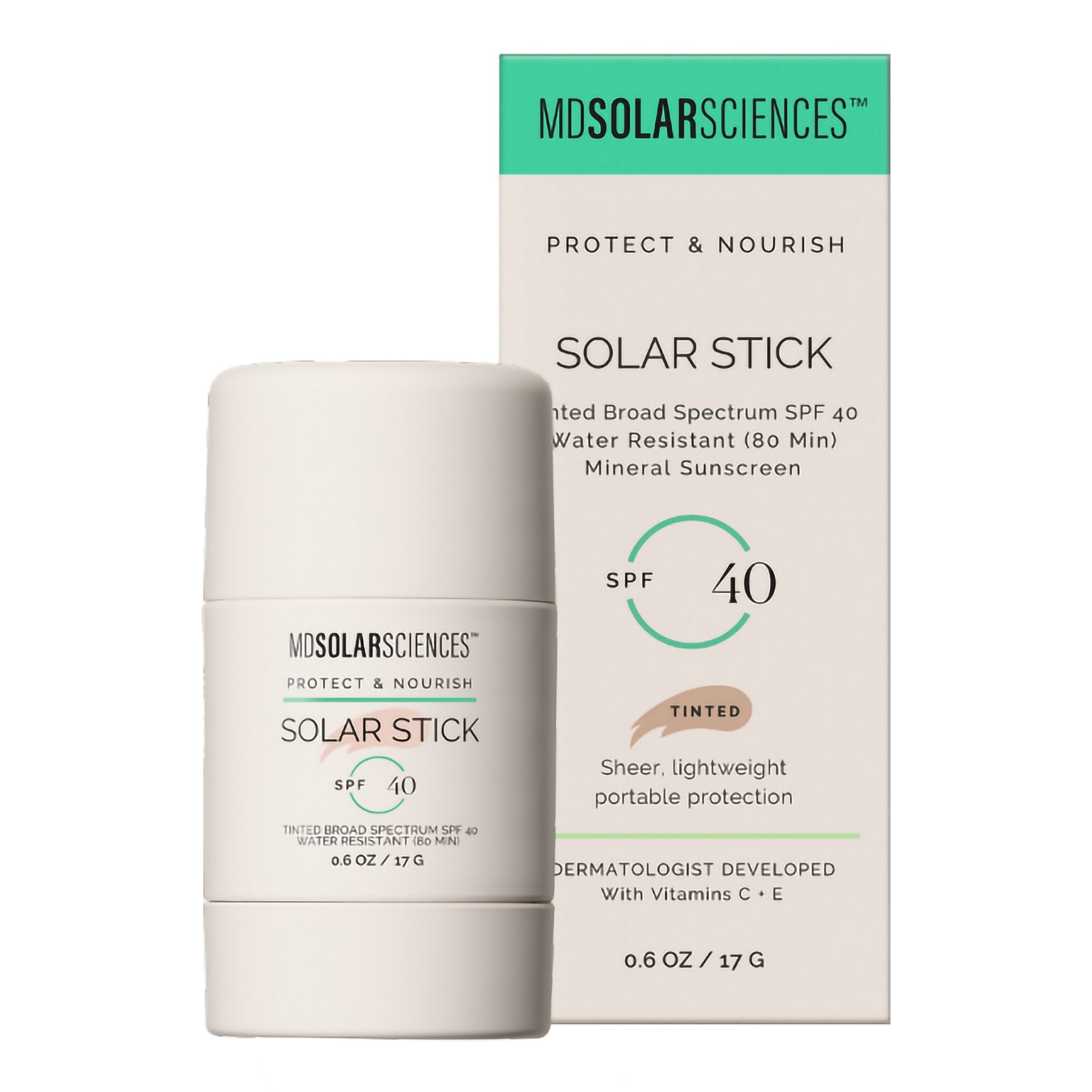 MDSolarSciences - Sunscreen MDSolarSciences® Tinted Solar Stick™ SPF 40 Stick 0.6 oz. Tube [48/CS]