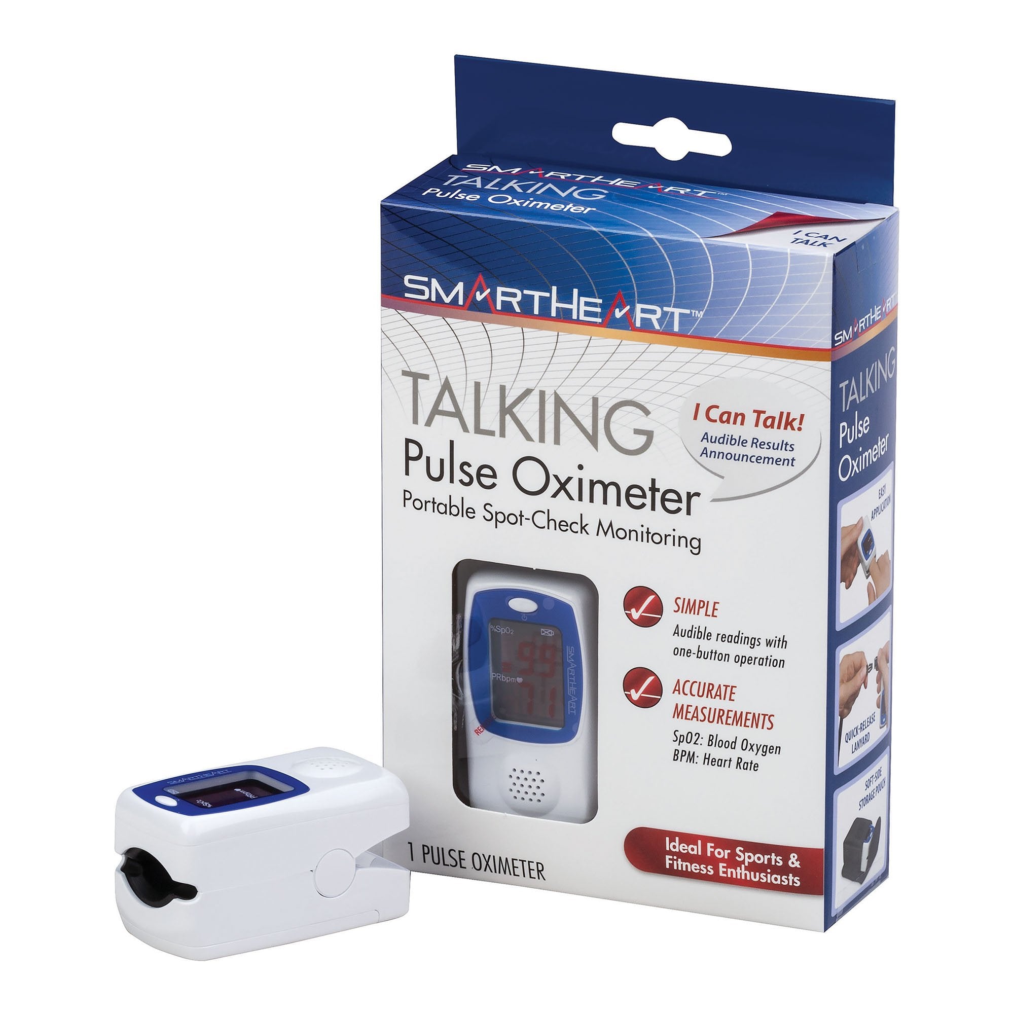 Veridian Healthcare LLC - Fingertip Pulse Oximeter SmartHeart™ Adult [24/CS] (1218874_CS)