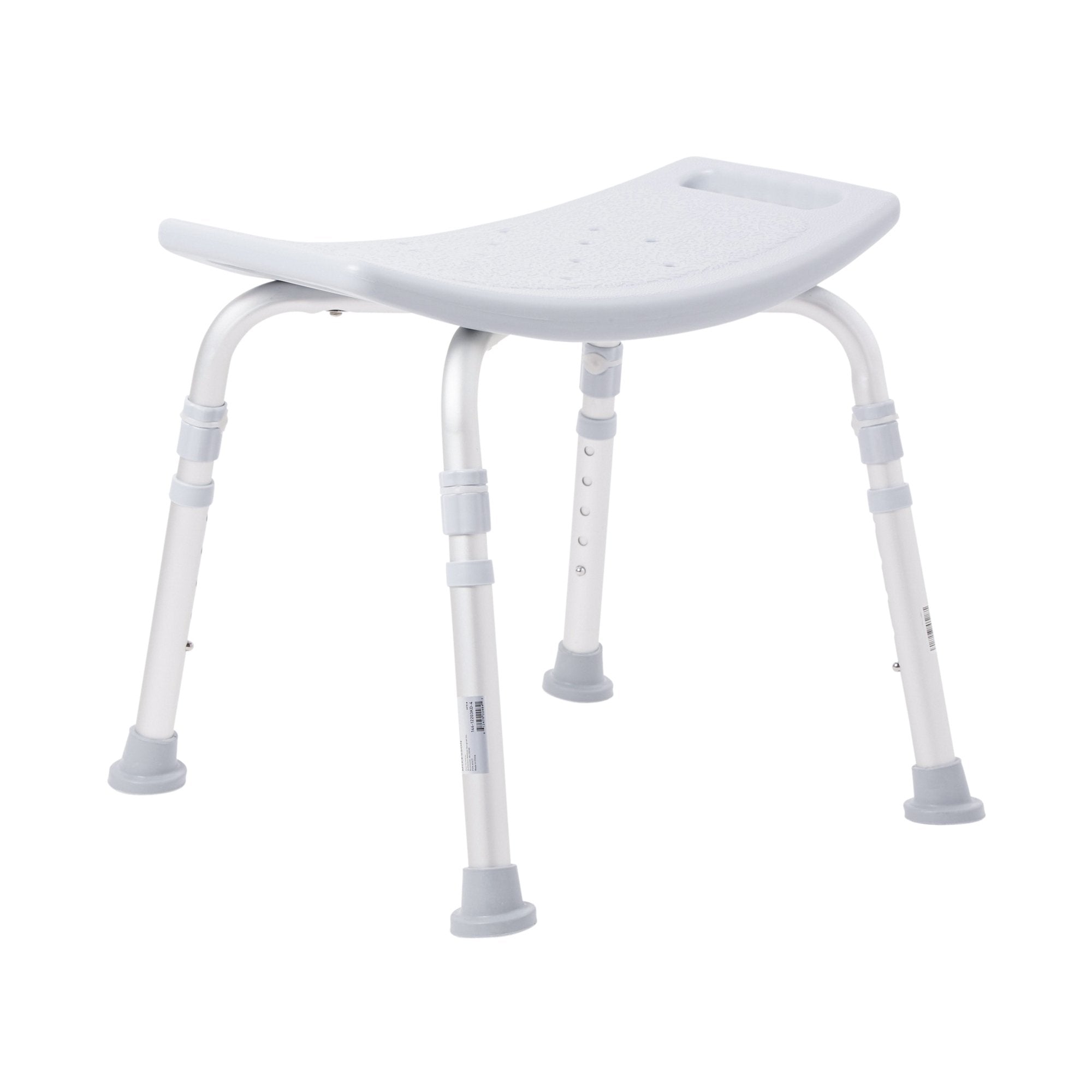 McKesson Brand - Bath Bench McKesson Without Arms Aluminum Frame Without Backrest 19-1/4 Inch Seat Width 300 lbs. Weight Capacity [4/CS]