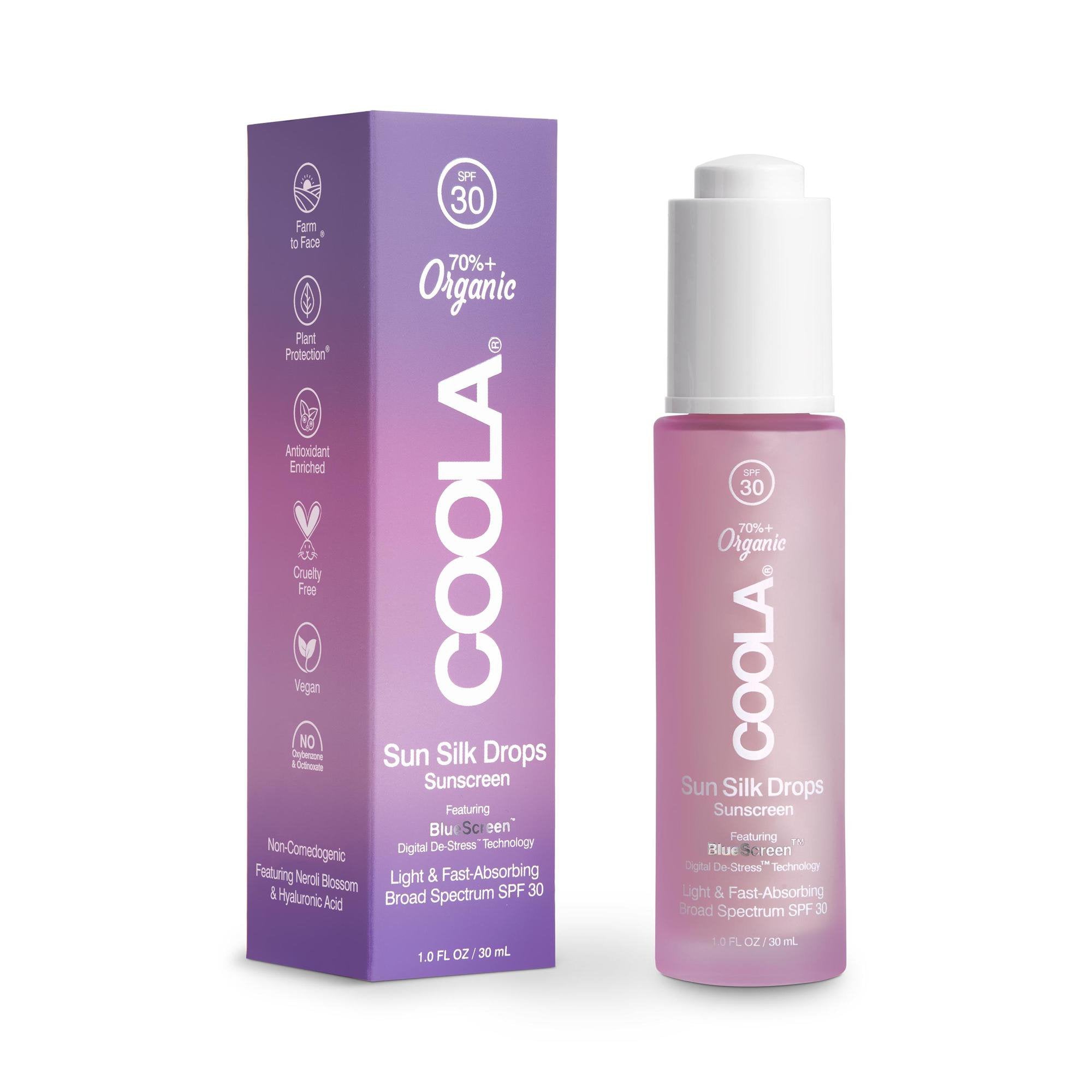 COOLA LLC - Sunscreen COOLA® Silk Drops SPF 30 Liquid 1 oz. Bottle [24/CS]