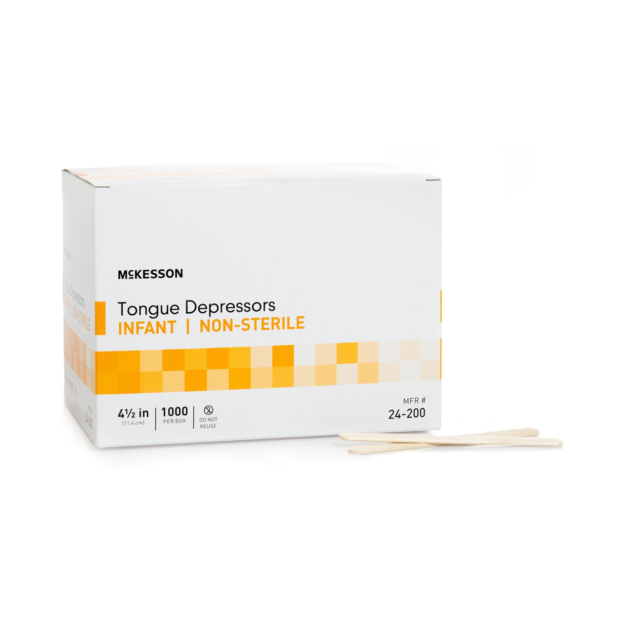 McKesson Brand - Tongue Depressor McKesson 4-1/2 Inch Length Wood [10000/CS]