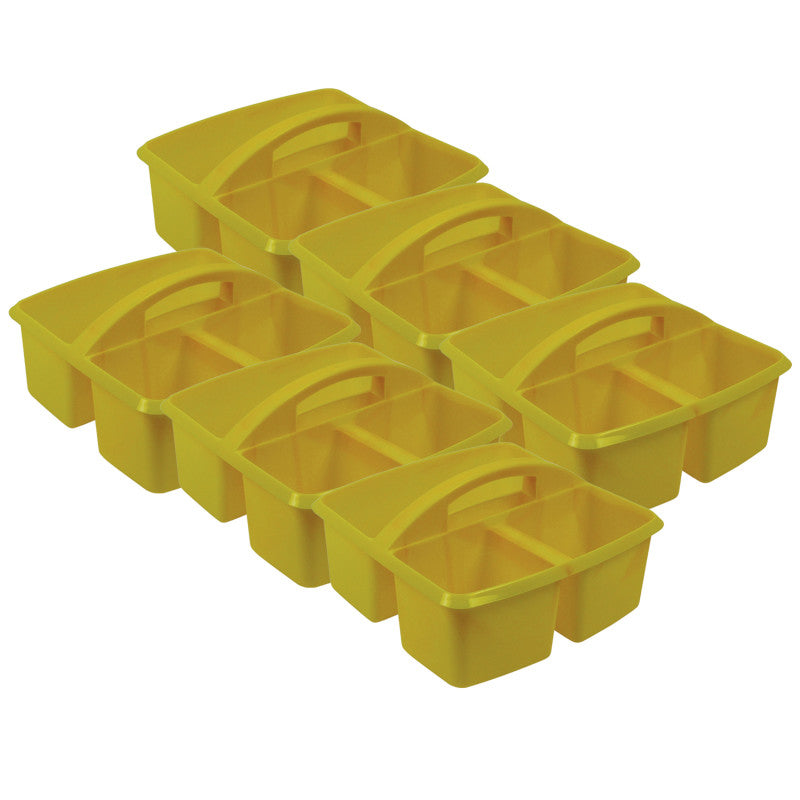 ROMANOFF - Small Utility Caddy, Yellow, Pack of 6