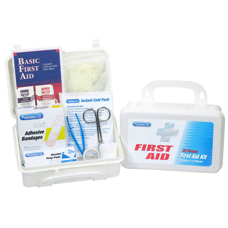 FIRST AID ONLY - 25 Person First Aid Kit, 112 Pieces