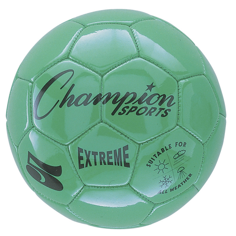 CHAMPION SPORTS - Extreme Soccer Ball, Size 5, Green