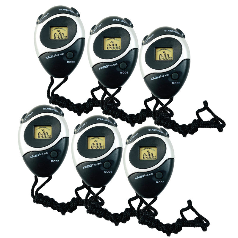SUPERTEK - Digital Stopwatch, Pack of 6