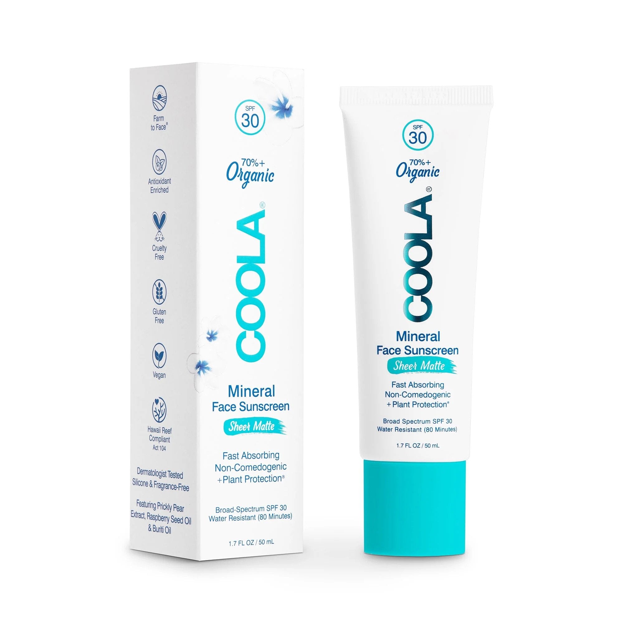 COOLA LLC - Sunscreen COOLA® Mineral Face SPF 30 Lotion 1.7 oz. Tube [24/CS]