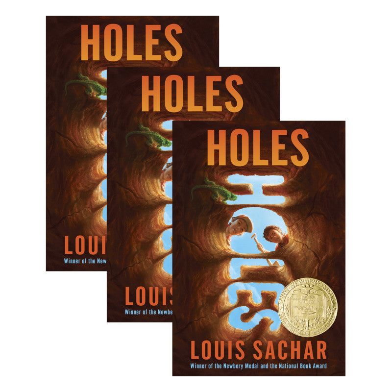 RANDOM HOUSE - Holes Book, Paperback, Pack of 3