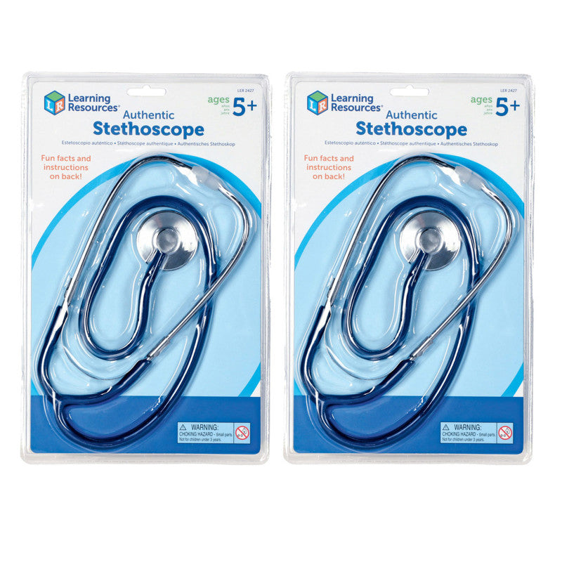 LEARNING RESOURCES - Stethoscope, Pack of 2