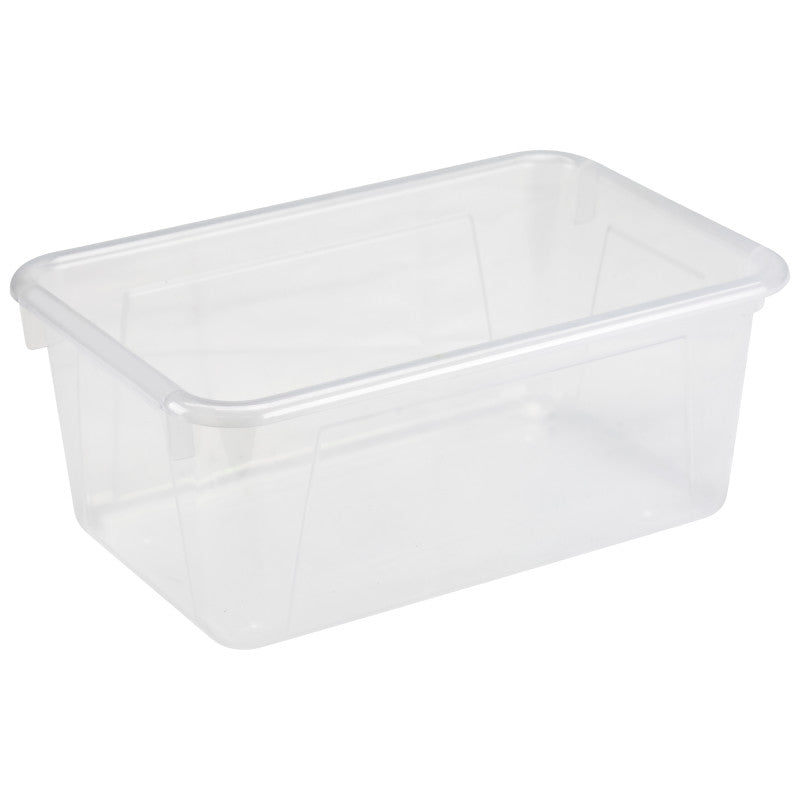 STOREX - Small Cubby Bin, Translucent, 5-Pack