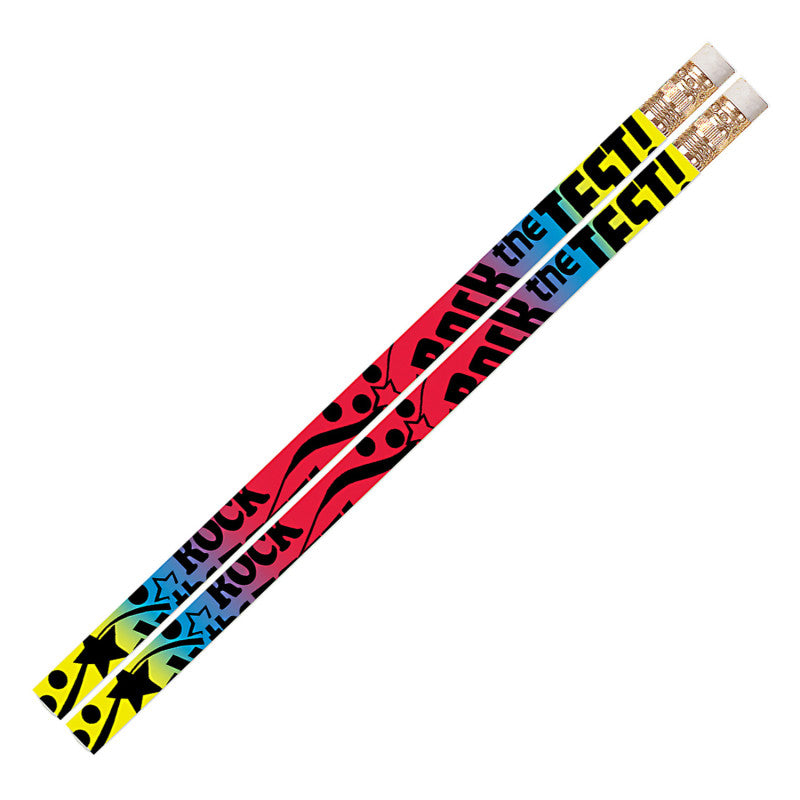 MUSGRAVE PENCIL COMPANY - Rock The Test Motivational Pencils, Pack of 144