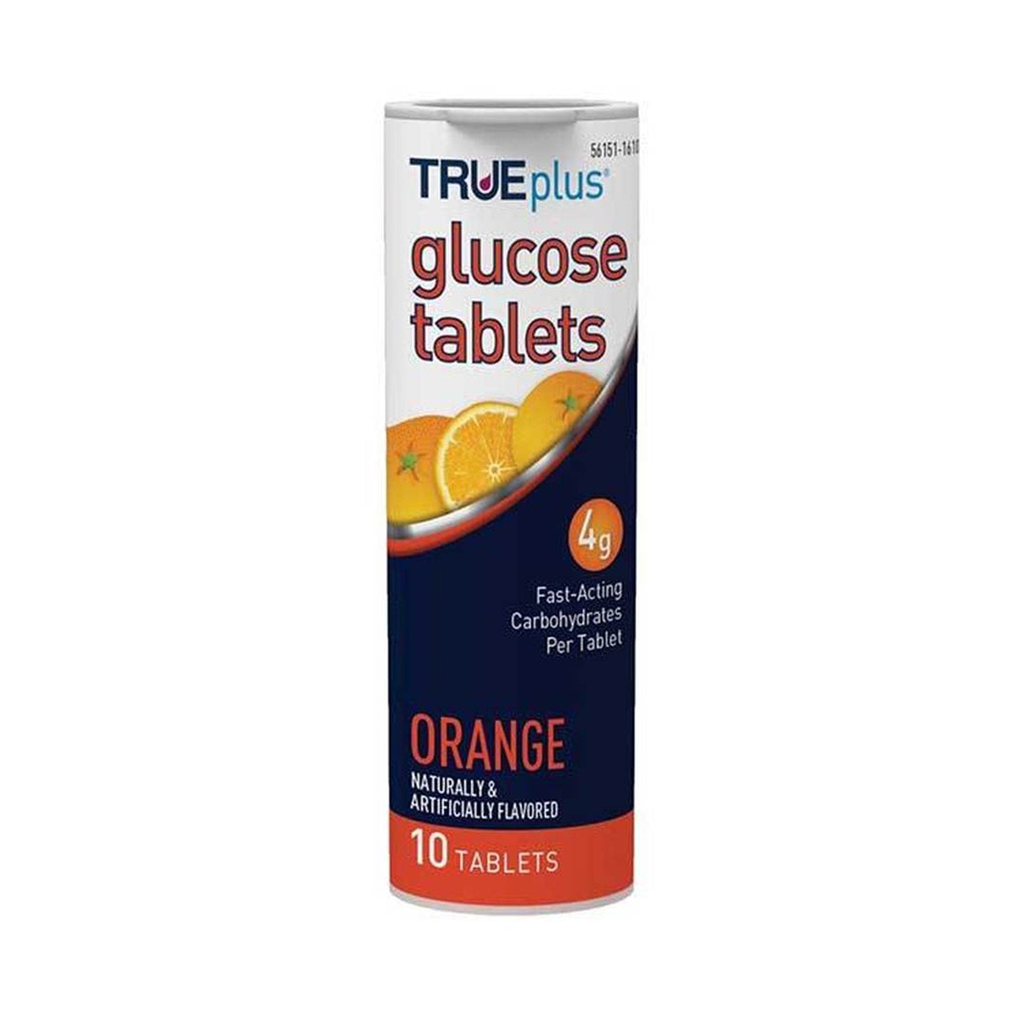 Nipro Diagnostics - Glucose Supplement TRUEplus™ 10 per Bottle Chewable Tablet Orange Flavor [72/CS]