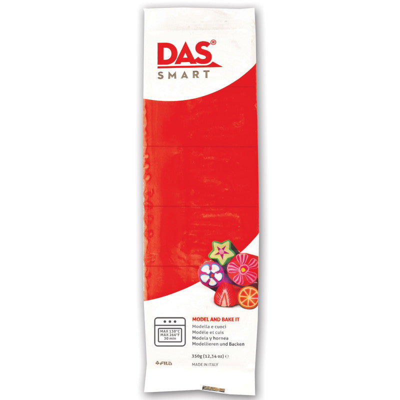 DAS - Smart Clay, Scarlet, 350 g