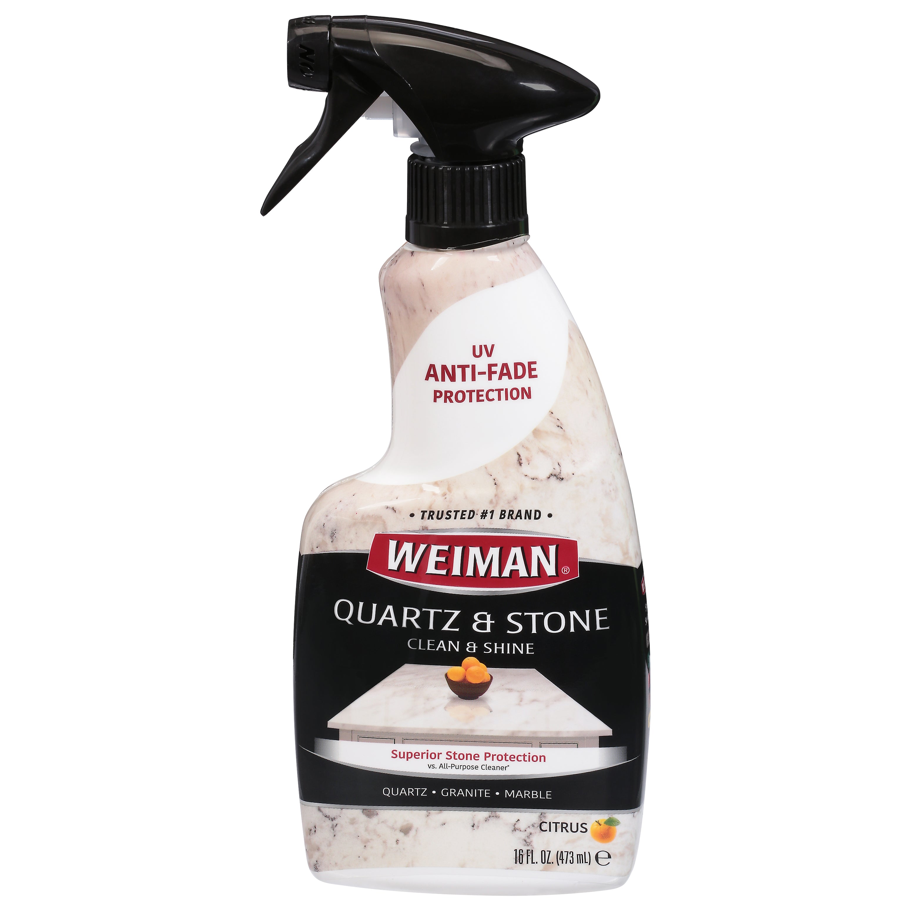 Weiman Quartz & Stone Citrus All-Purpose Cleaner Case of 6 - 16 fl oz