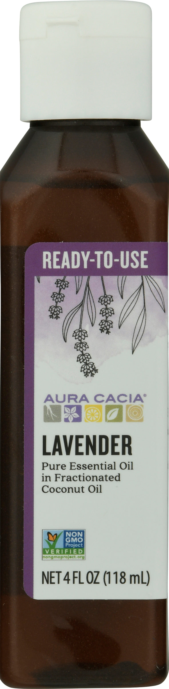 Aura Cacia Lavender Essential Oil 4 oz - Case of 1