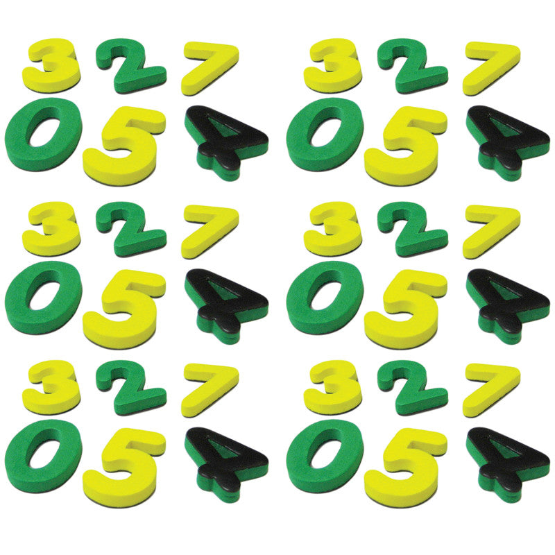 TEACHER CREATED RESOURCES - Magnetic Foam: Small Numbers, 60 Pieces Per Pack, 6 Packs