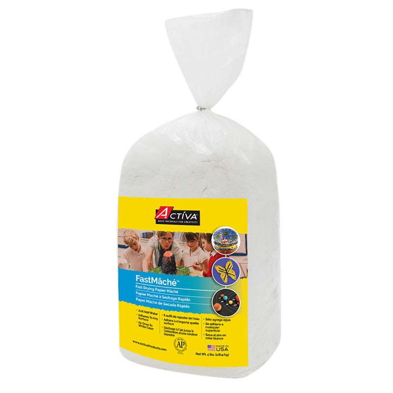 ACTÍVA - FastMâché™ Fast Drying Papier Mâché, 4 lbs.