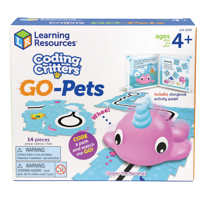LEARNING RESOURCES - Coding Critters™ Go-Pets, Dipper the Narwhal