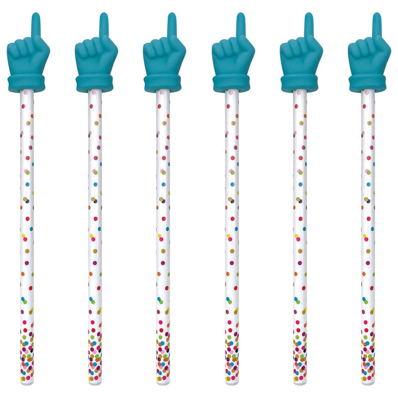 TEACHER CREATED RESOURCES - Confetti Hand Pointer, Pack of 6