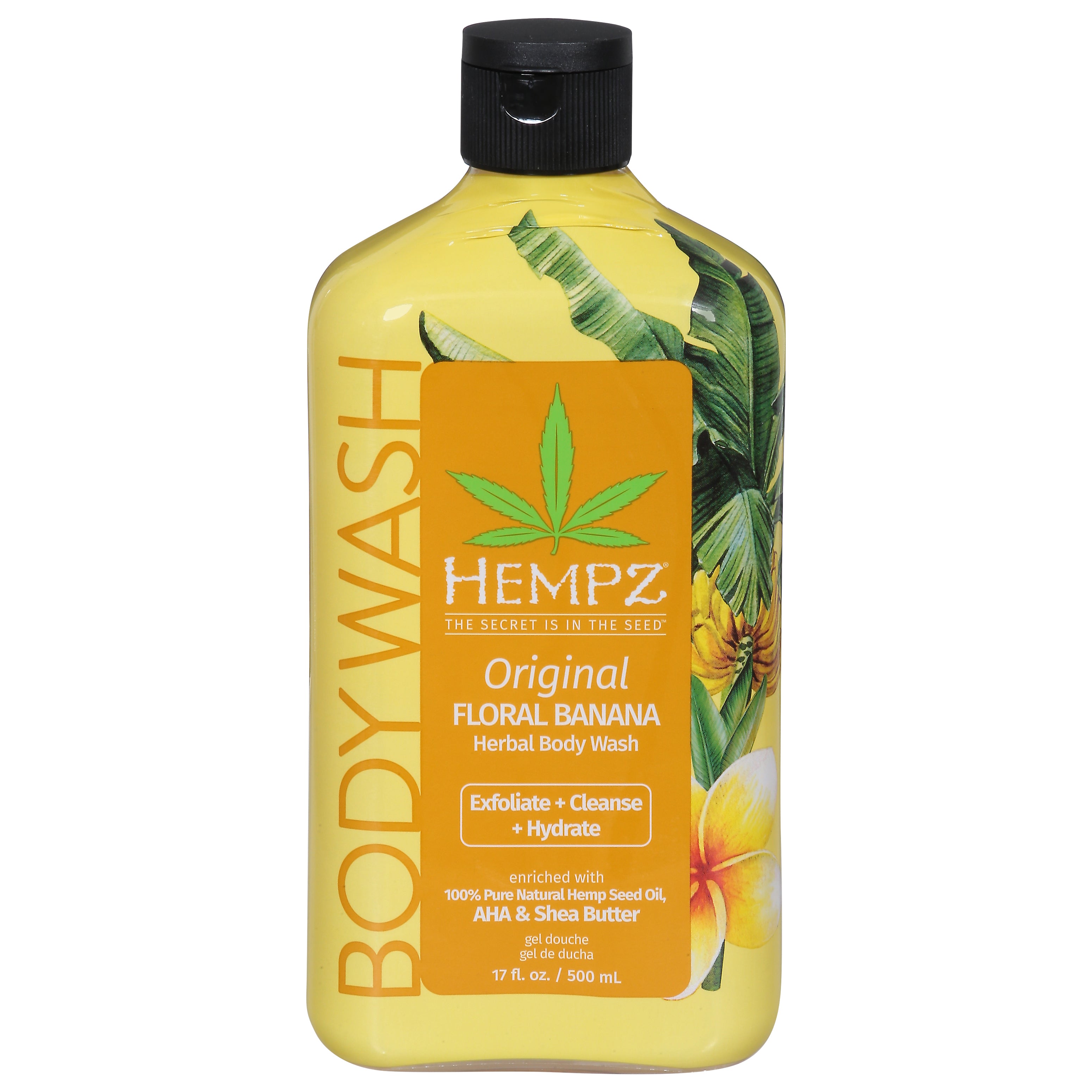 Hempz Herbal Original Floral Banana Body Wash 17 fl oz - Case of 1