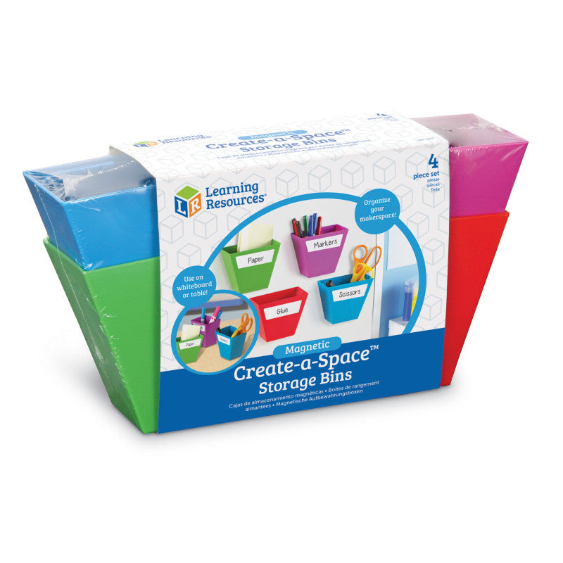 LEARNING RESOURCES - Magnetic Create-a-Space™ Storage Bins