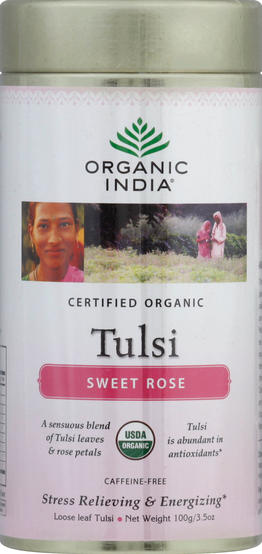 Organic India Tulsi 3.5 oz - Case of 6