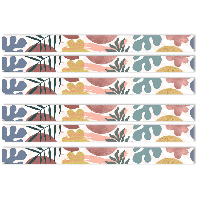 TEACHER CREATED RESOURCES - Wonderfully Wild Straight Border Trim, 35 Feet Per Pack, 6 Packs