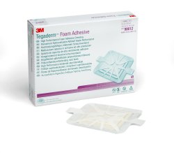 Solventum Corporation - Foam Dressing 3M™ Tegaderm™ High Performance 5-5/8 X 5-5/8 Inch With Border Film Backing Acrylic Adhesive Square Sterile [1/EA]