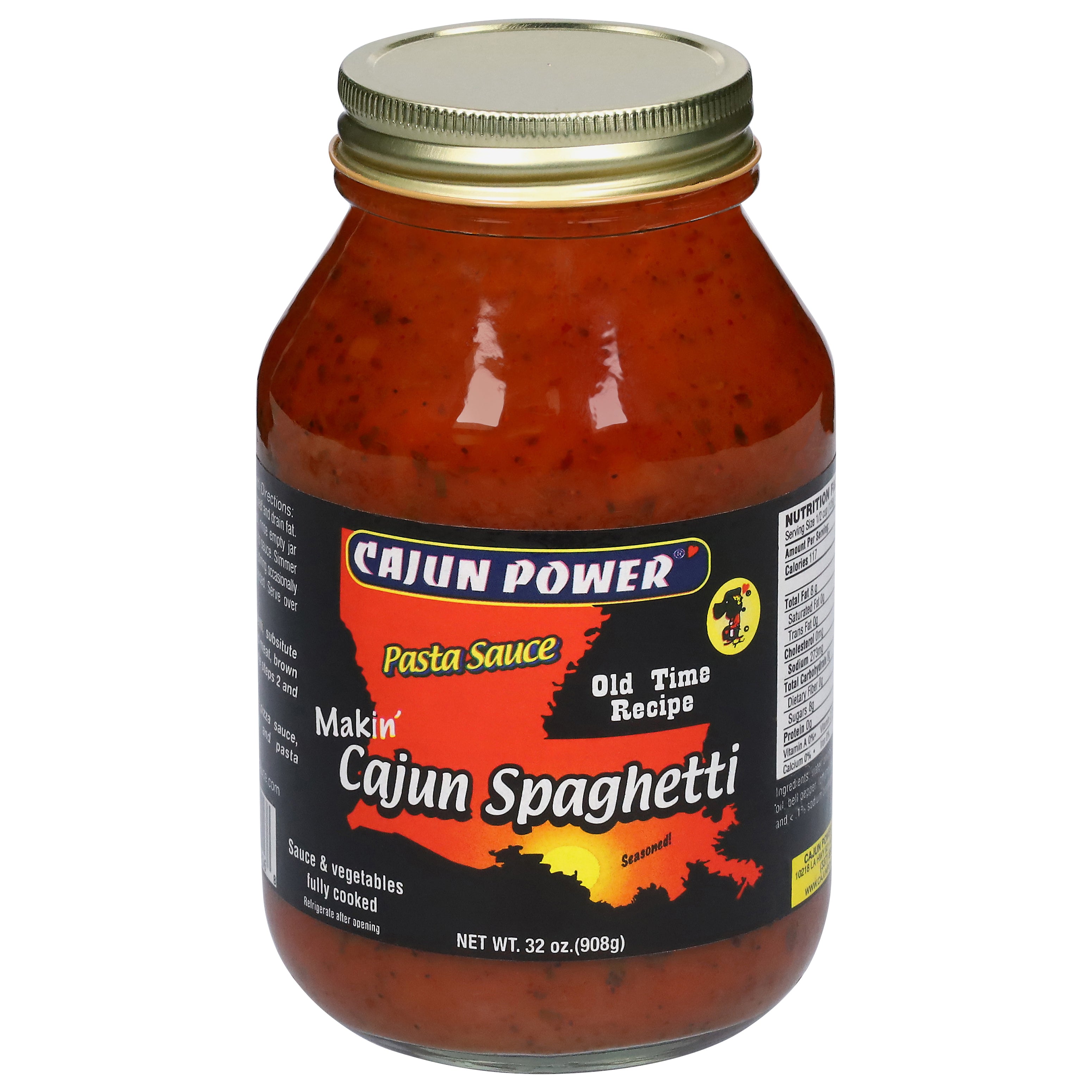 Cajun Power Pasta Sauce 32 oz - Case of 6