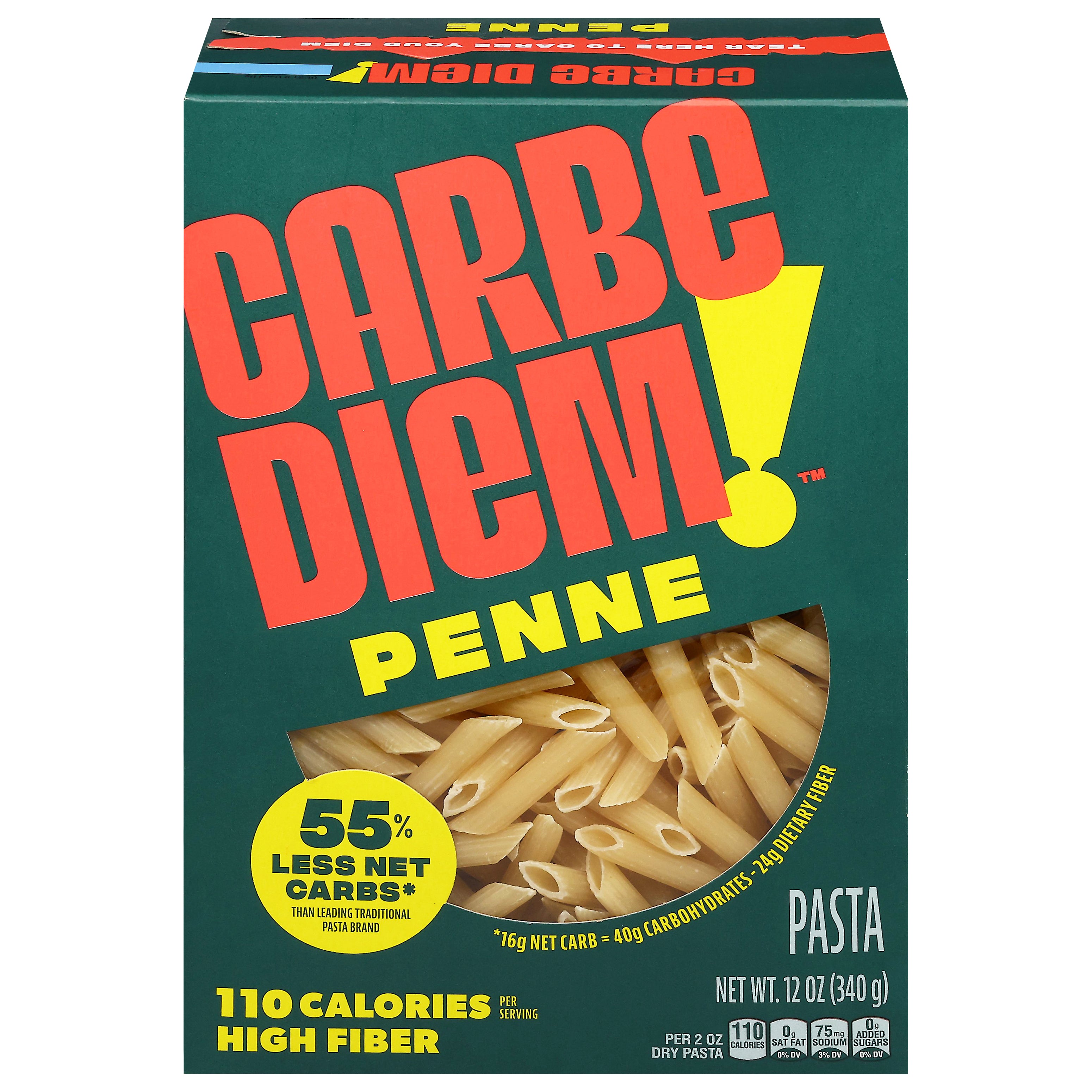 Carbe Diem! Penne Pasta 12 oz - Case of 12