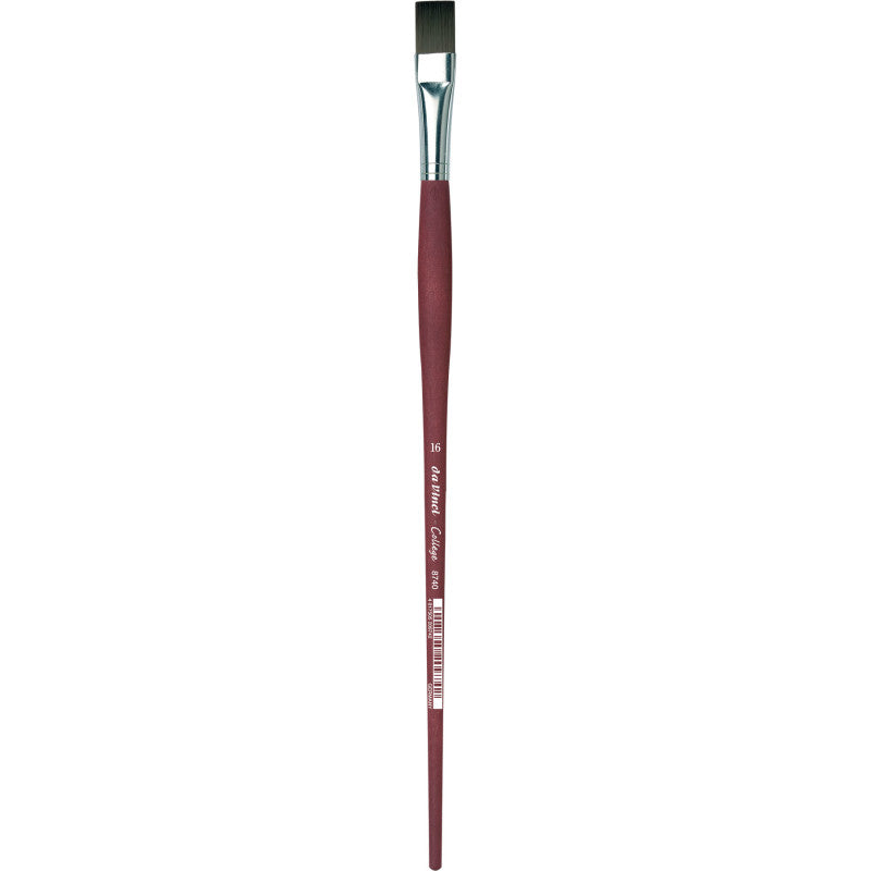 COLLEGE Student Brush, Synthetic, Acrylic & Oil, Flat, Series 8740, Size 16