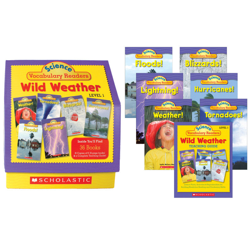 SCHOLASTIC - Science Vocabulary Readers Wild Weather