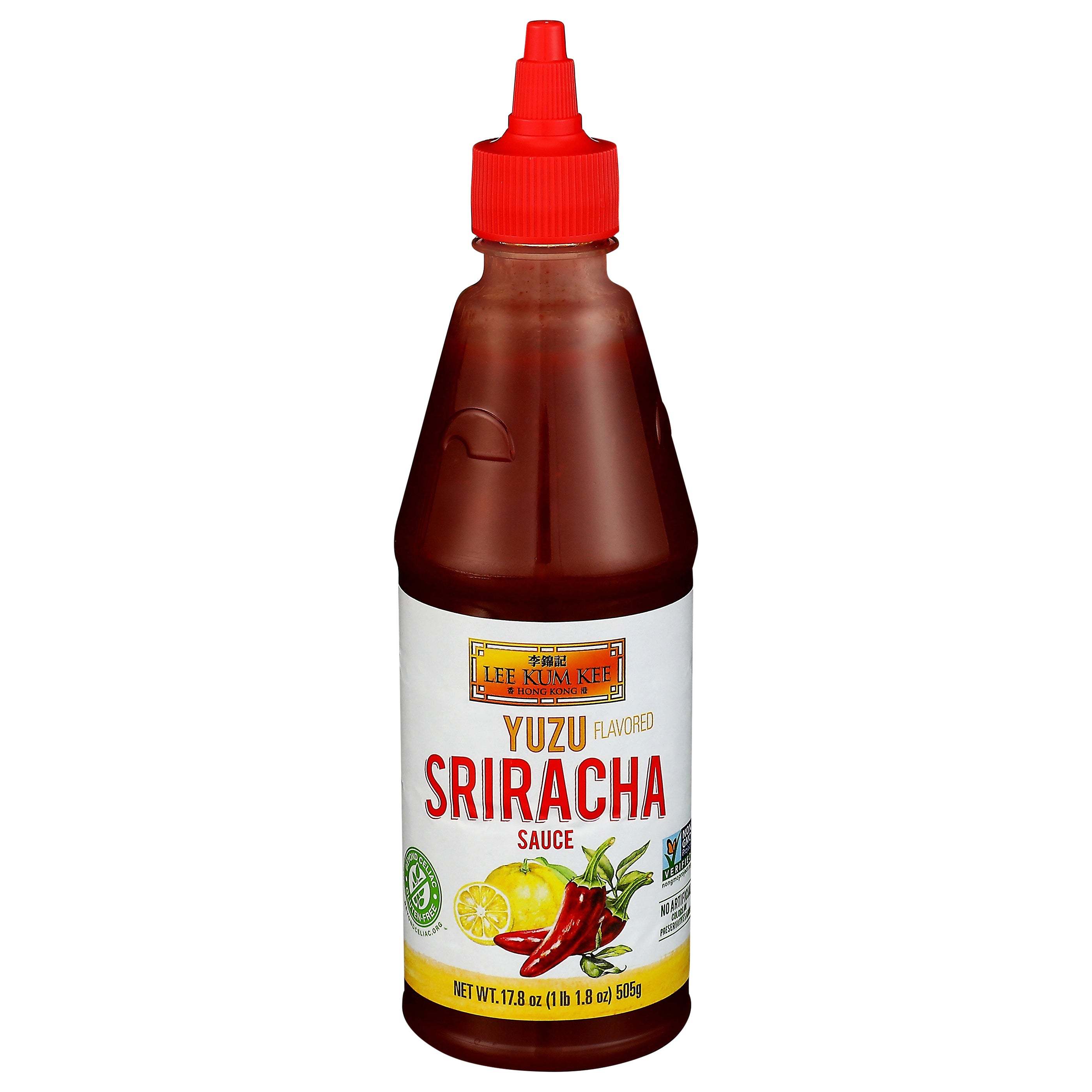Lee Kum Kee Yuzu Flavored Sriracha Sauce 17.8oz - Case of 6