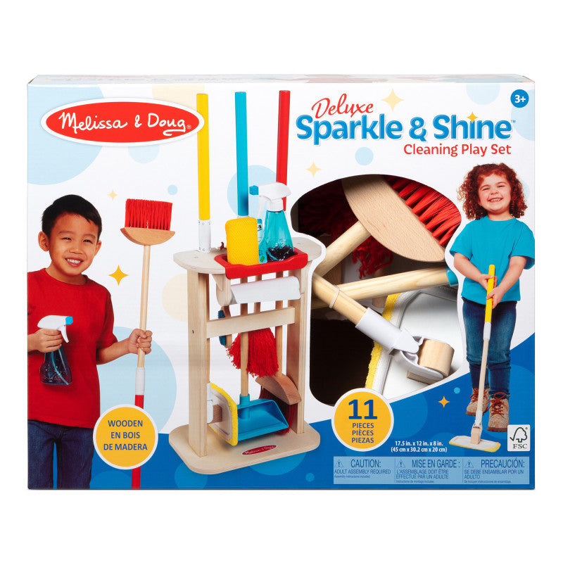 MELISSA & DOUG - Deluxe Sparkle & Shine Cleaning Play Set